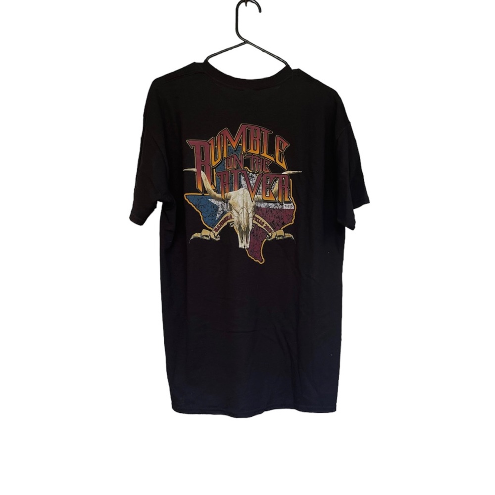 Rumble on the River mens biker tee